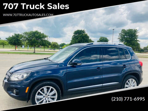 2016 Volkswagen Tiguan for sale at BRACKEN MOTORS in San Antonio TX