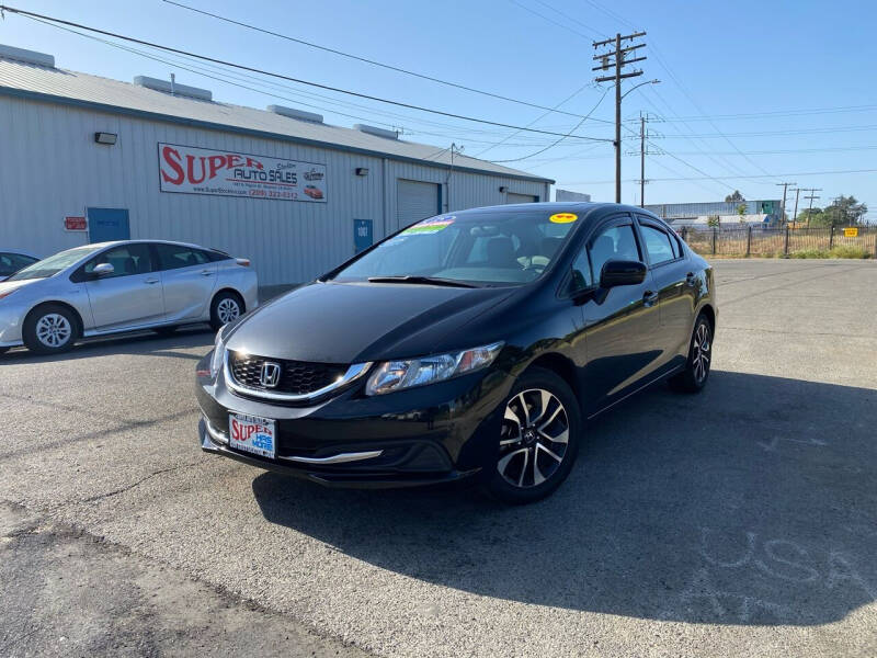 2015 Honda Civic for sale at SUPER AUTO SALES STOCKTON in Stockton CA
