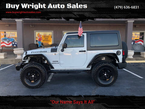 2015 Jeep Wrangler for sale at Buy Wright Auto Sales in Rogers AR