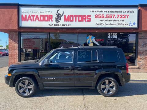 2014 Jeep Patriot for sale at Matador Motors in Sacramento CA