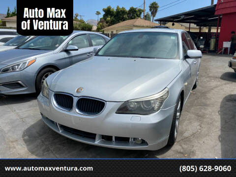 2008 BMW 5 Series for sale at Auto Max of Ventura in Ventura CA