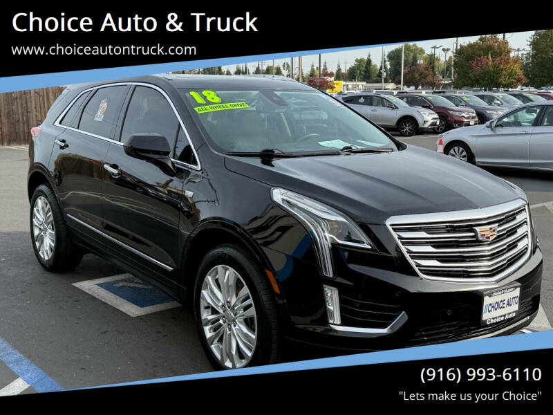 2018 Cadillac XT5 for sale at Choice Auto & Truck in Sacramento CA