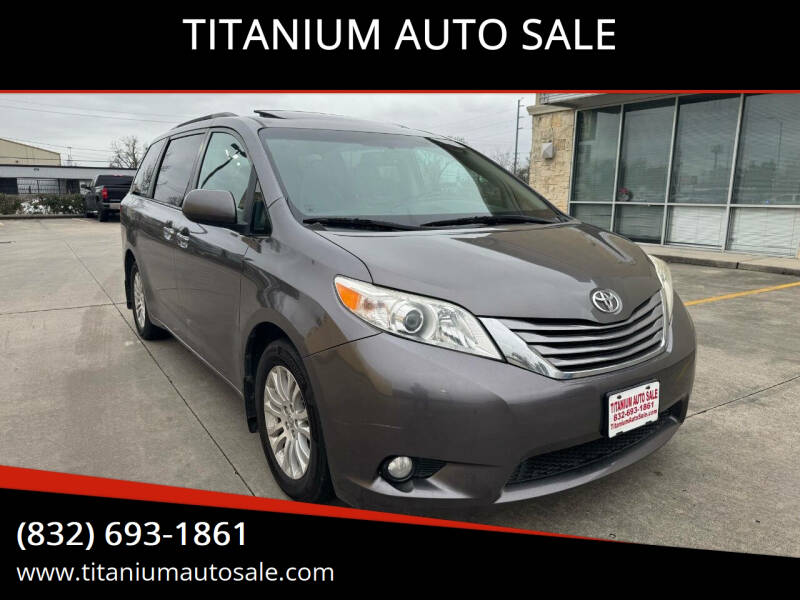 2017 Toyota Sienna for sale at TITANIUM AUTO SALE in Houston TX