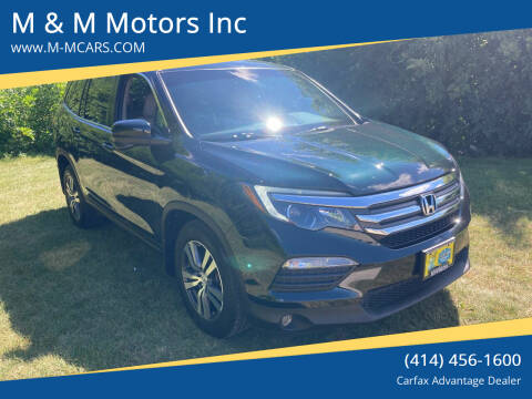 2016 Honda Pilot for sale at M & M Motors Inc in West Allis WI