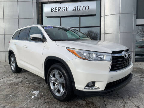 2015 Toyota Highlander for sale at Berge Auto in Orem UT