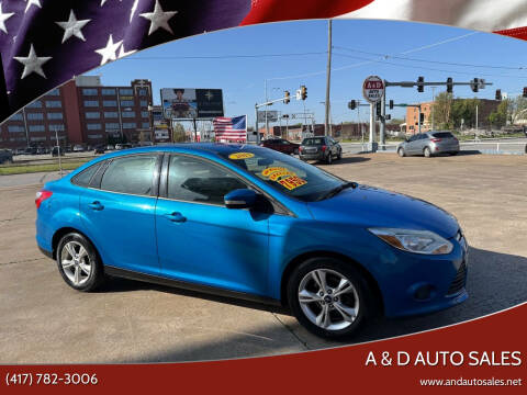 2013 Ford Focus for sale at A & D Auto Sales in Joplin MO