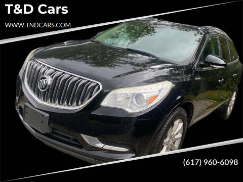 2016 Buick Enclave for sale at T&D Cars in Holbrook MA