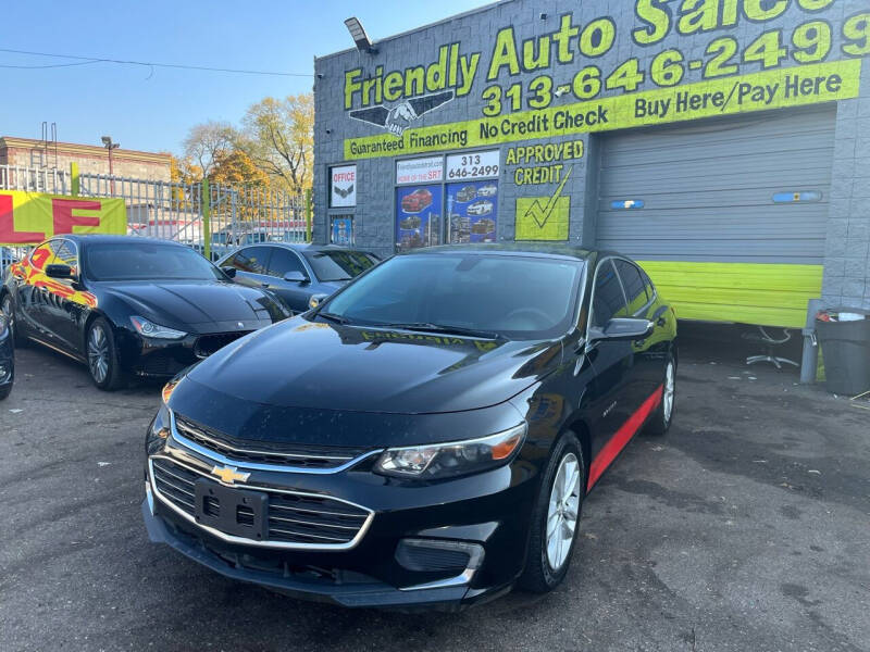 2016 Chevrolet Malibu for sale at Friendly Auto Sales in Detroit MI