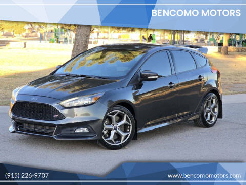 2016 Ford Focus for sale at BENCOMO MOTORS in El Paso TX