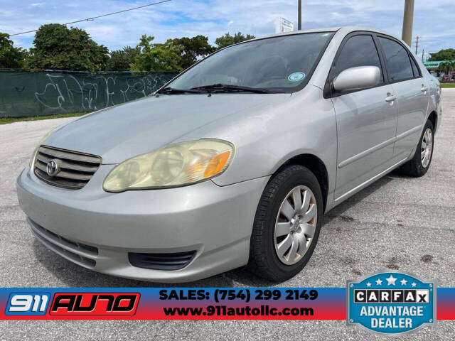 2004 Toyota Corolla for sale at 911 Auto, LLC. in Hollywood, FL