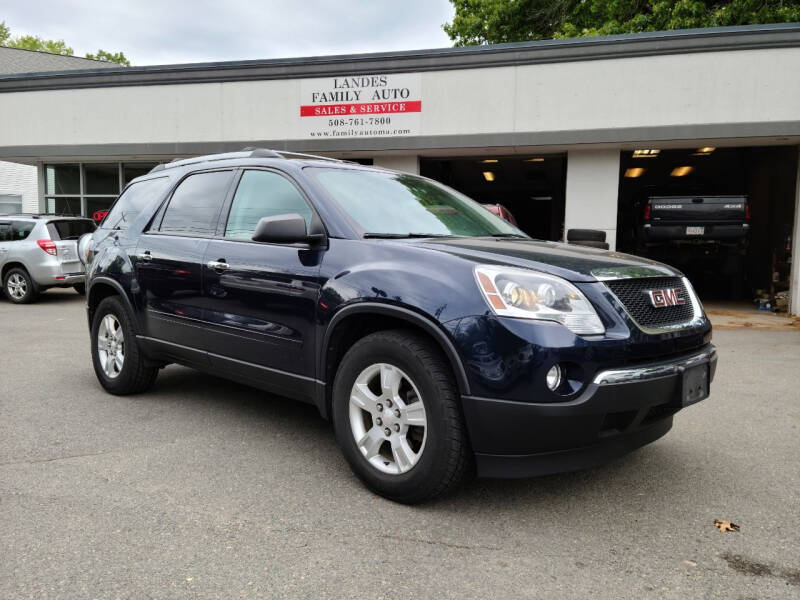 2011 GMC Acadia for sale at Landes Family Auto Sales in Attleboro MA