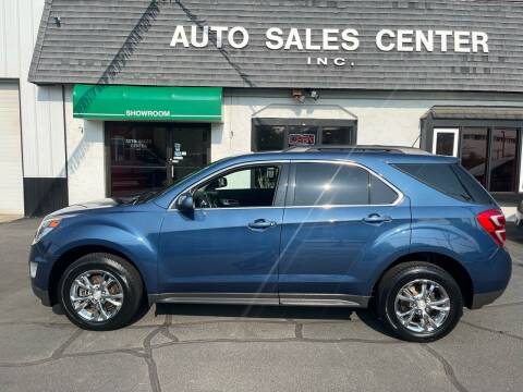 2016 Chevrolet Equinox for sale at Auto Sales Center Inc in Holyoke MA