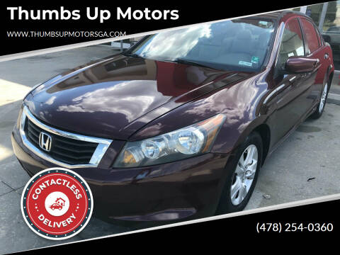 2008 Honda Accord for sale at Thumbs Up Motors in Ashburn GA