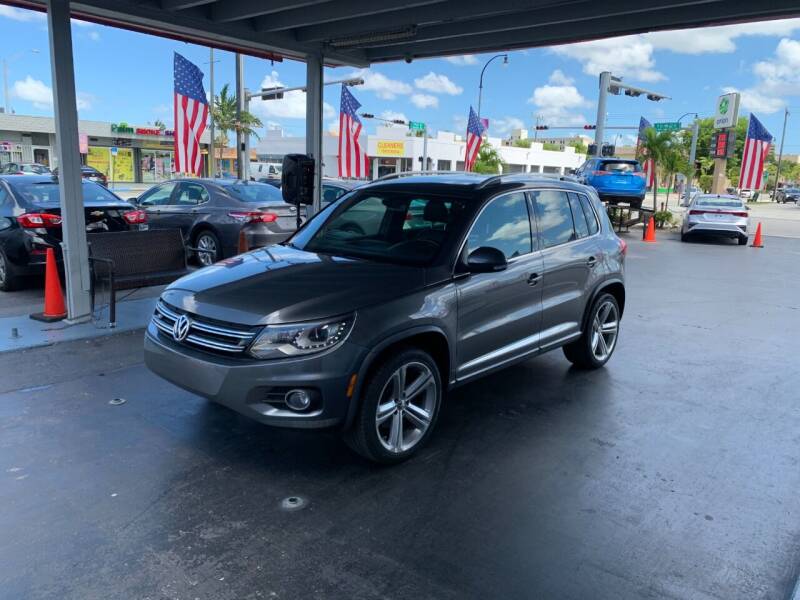 2014 Volkswagen Tiguan for sale at American Auto Sales in Hialeah FL