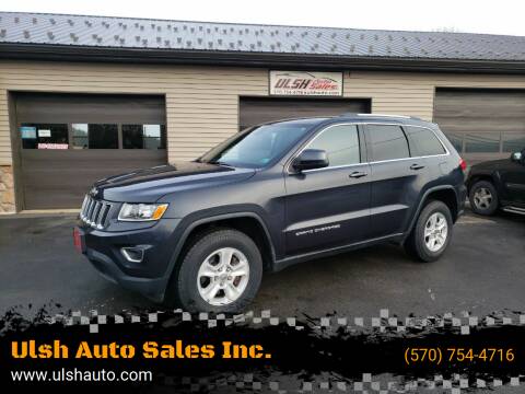 2015 Jeep Grand Cherokee for sale at Ulsh Auto Sales Inc. in Summit Station PA