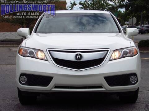 2013 Acura RDX for sale at Hollingsworth Auto Sales in Raleigh NC