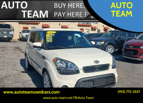 2013 Kia Soul for sale at AUTO TEAM in El Paso TX