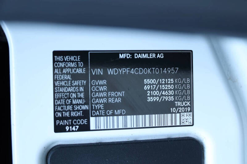 2019 Freightliner Sprinter