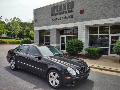 2005 Mercedes-Benz E-Class for sale at Weaver Motorsports Inc in Cary NC