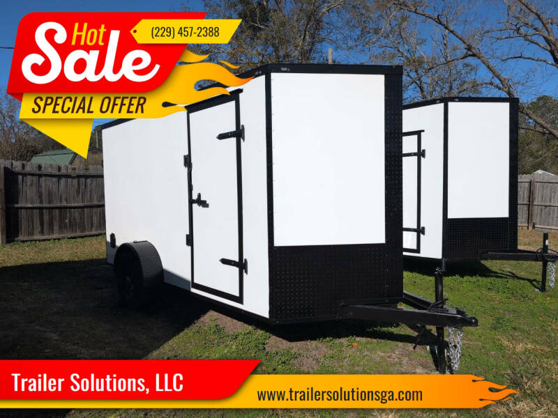 2025 6x12 Single Axle 6x12SA 6'3' Interior for sale at Trailer Solutions, LLC in Fitzgerald GA