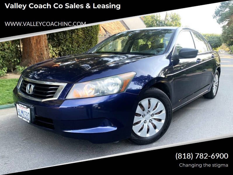 2008 Honda Accord for sale at Valley Coach Co Sales & Leasing in Van Nuys CA