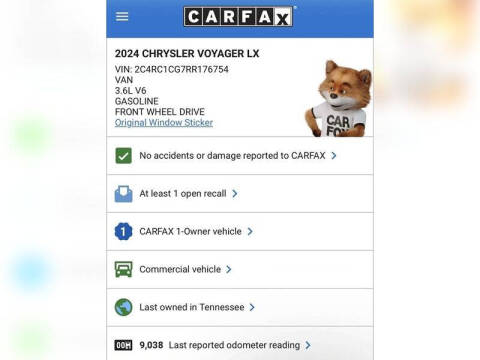2024 Chrysler Voyager LX