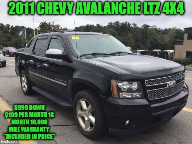 2011 Chevrolet Avalanche for sale at D&D Auto Sales, LLC in Rowley MA