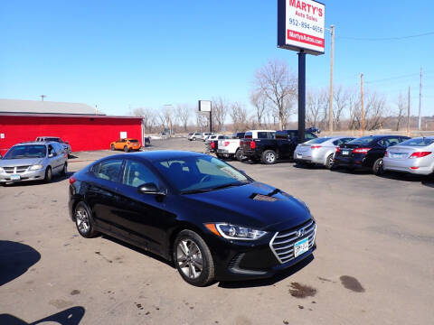 2018 Hyundai Elantra for sale at Marty's Auto Sales in Savage MN