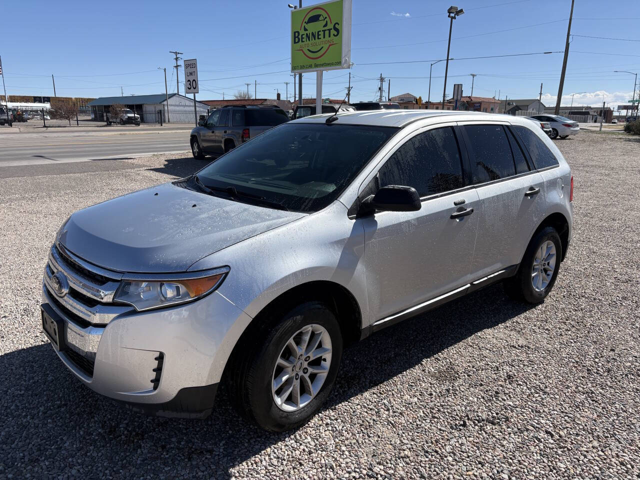 Silver 2014 Ford Edge SE SE 4dr Crossover 1