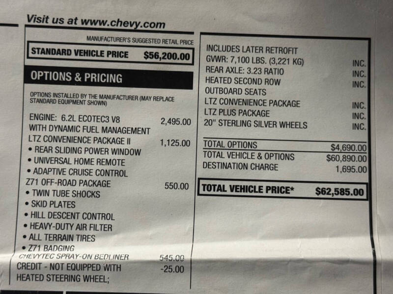 2022 Chevrolet Silverado 1500 LTZ