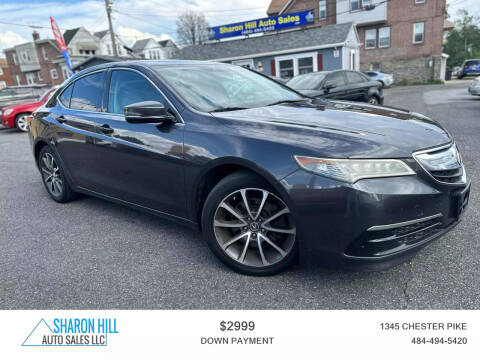 2015 Acura TLX for sale at Sharon Hill Auto Sales LLC in Sharon Hill PA