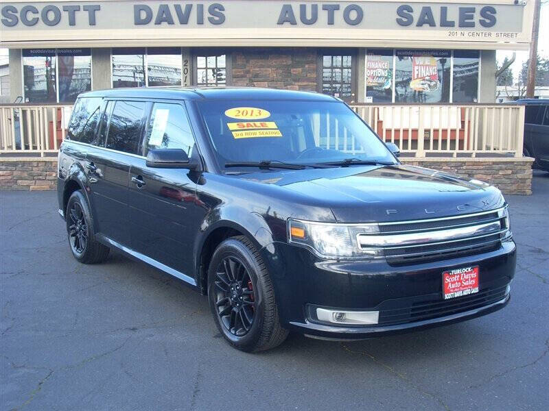 Black 2013 Ford Flex SEL AWD SEL 4dr Crossover 1