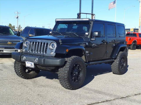 2015 Jeep Wrangler Unlimited for sale at HALLER WHOLESALE AUTO in El Reno OK