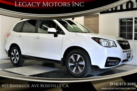 2017 Subaru Forester for sale at Legacy Motors Inc in Roseville CA