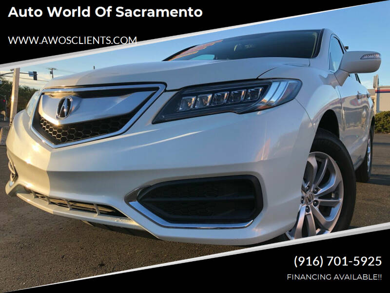 2016 Acura RDX for sale at Auto World of Sacramento in Sacramento CA