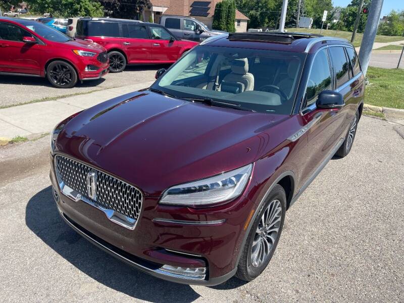 2020 Lincoln Aviator for sale at One Price Auto in Mount Clemens MI