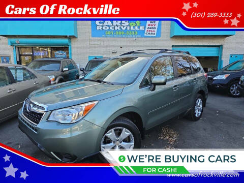 2015 Subaru Forester for sale at Cars Of Rockville in Rockville MD