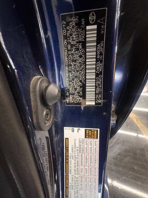 2012 Toyota Prius One