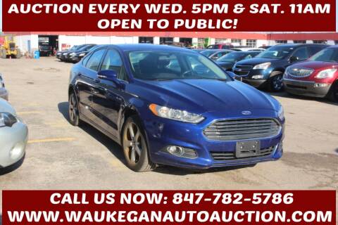 2016 Ford Fusion for sale at Waukegan Auto Auction in Waukegan IL
