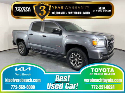 2021 GMC Canyon for sale at PHIL SMITH AUTOMOTIVE GROUP - Toyota Kia of Vero Beach in Vero Beach FL