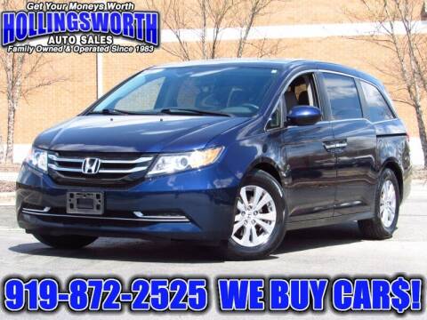 2016 Honda Odyssey for sale at Hollingsworth Auto Sales in Raleigh NC