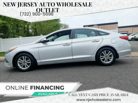 2015 Hyundai Sonata for sale at New Jersey Auto Wholesale Outlet in Union Beach NJ