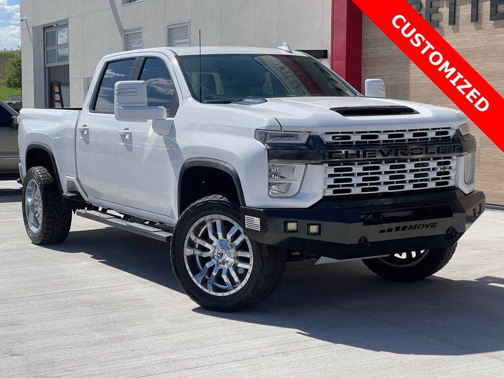 White 2022 Chevrolet Silverado 3500HD LT 1