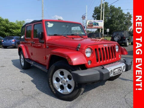 2015 Jeep Wrangler Unlimited for sale at Amey's Garage Inc in Cherryville PA