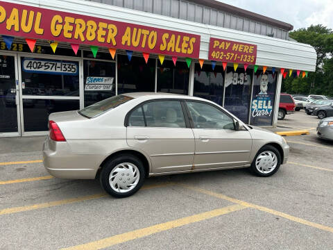 2002 Honda Civic for sale at Paul Gerber Auto Sales in Omaha NE