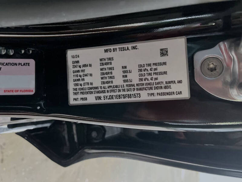 2025 Tesla Model 3 Long Range