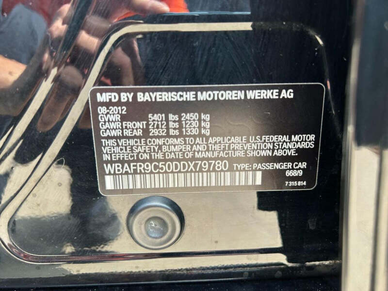 2013 BMW 5 Series 550i