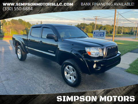 2011 Toyota Tacoma for sale at SIMPSON MOTORS in Youngstown OH