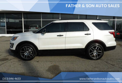 2016 Ford Explorer for sale at Father & Son Auto Sales in Dearborn MI