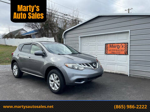 2013 Nissan Murano for sale at Marty's Auto Sales in Lenoir City TN
